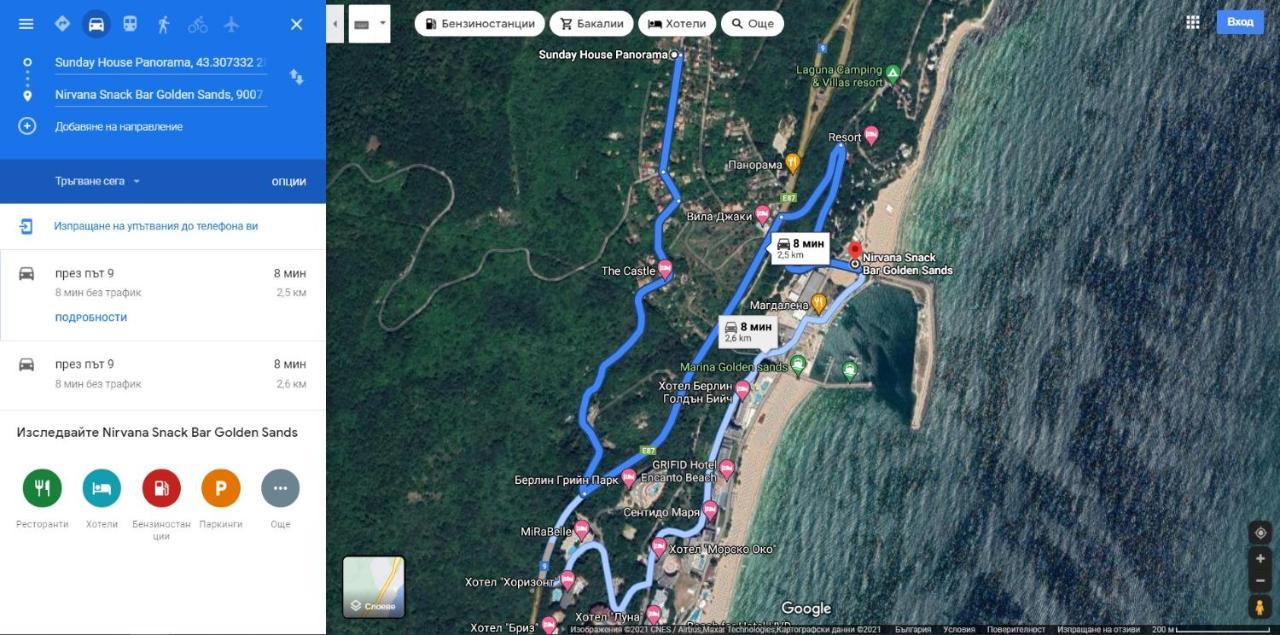 Simada Blue Guesthouse Zlatni pjasătsi Eksteriør bilde